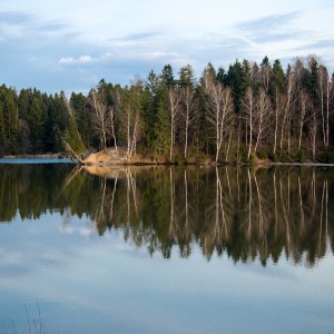 Вечер на озере